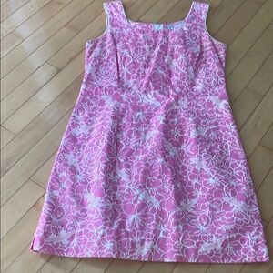 Vintage Lilly Pink Gecko Dress Size 4